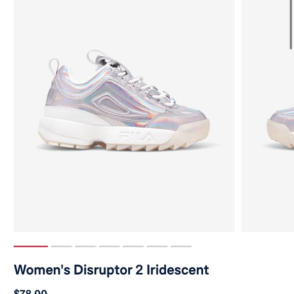 FILA Disruptor II Iridescent Metallic Sneakers ✨ - Picture 11 of 11